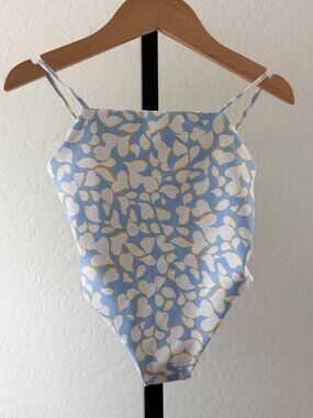 Skatie KIDS Blue Heart print Swimsuit sz 2T